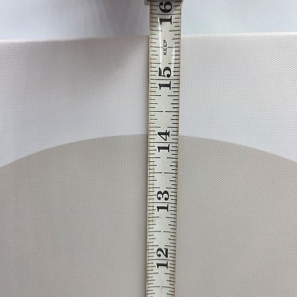 IKEA Shoot For The Moon ART Blue Moon White Canvas Decor EUC 15 3/4" x 15 3/4" - Picture 6 of 7